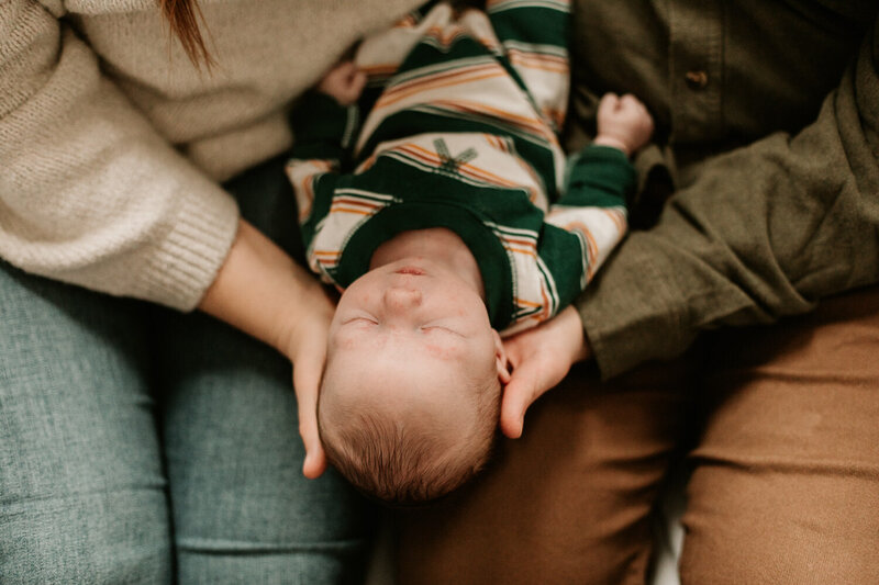 Newborn baby sleeping 