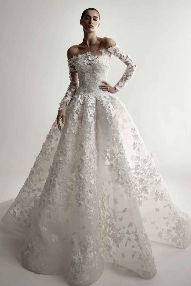 Drop waist ball gown classic grace kelly