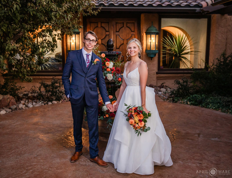 Fall wedding at Villa Parker in Colorado