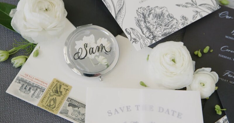 Calligraphy Unique Place Cards