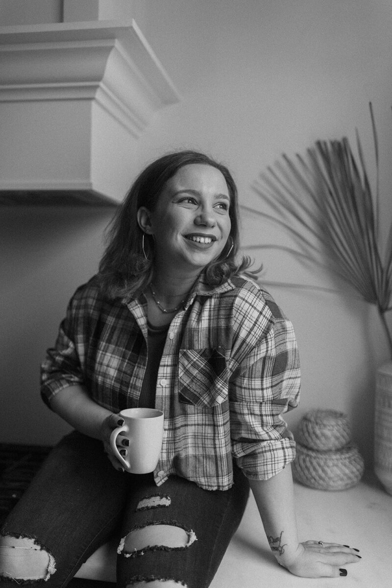 Woman smiling