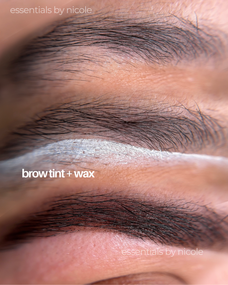 Soft blonde powder brows using permanent makeup for a barely-there tint by Essentials by Nicole West Springfield MA