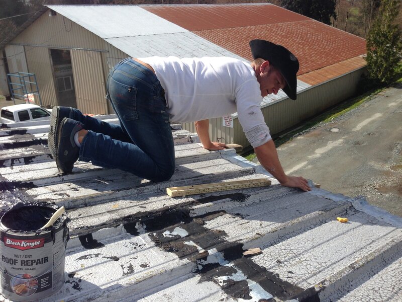 Brent Ray Fraser Silo Roof repais 2017