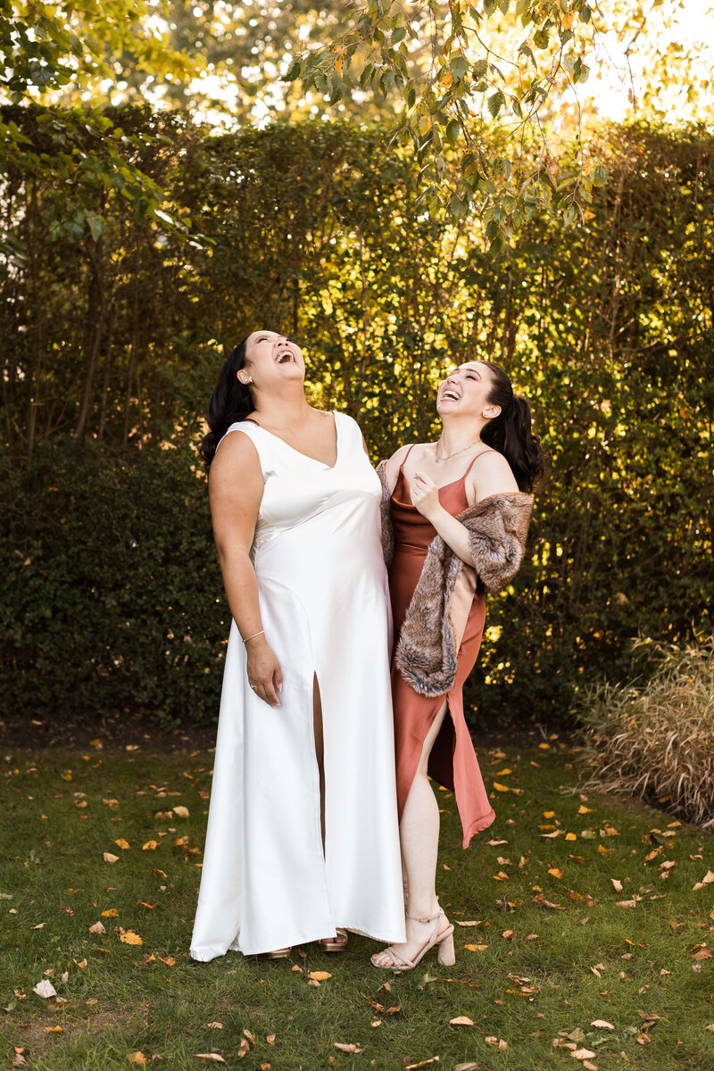 Fall Hamptons Wedding Bride