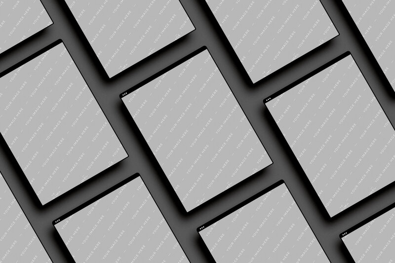 clean website layout for modern designers