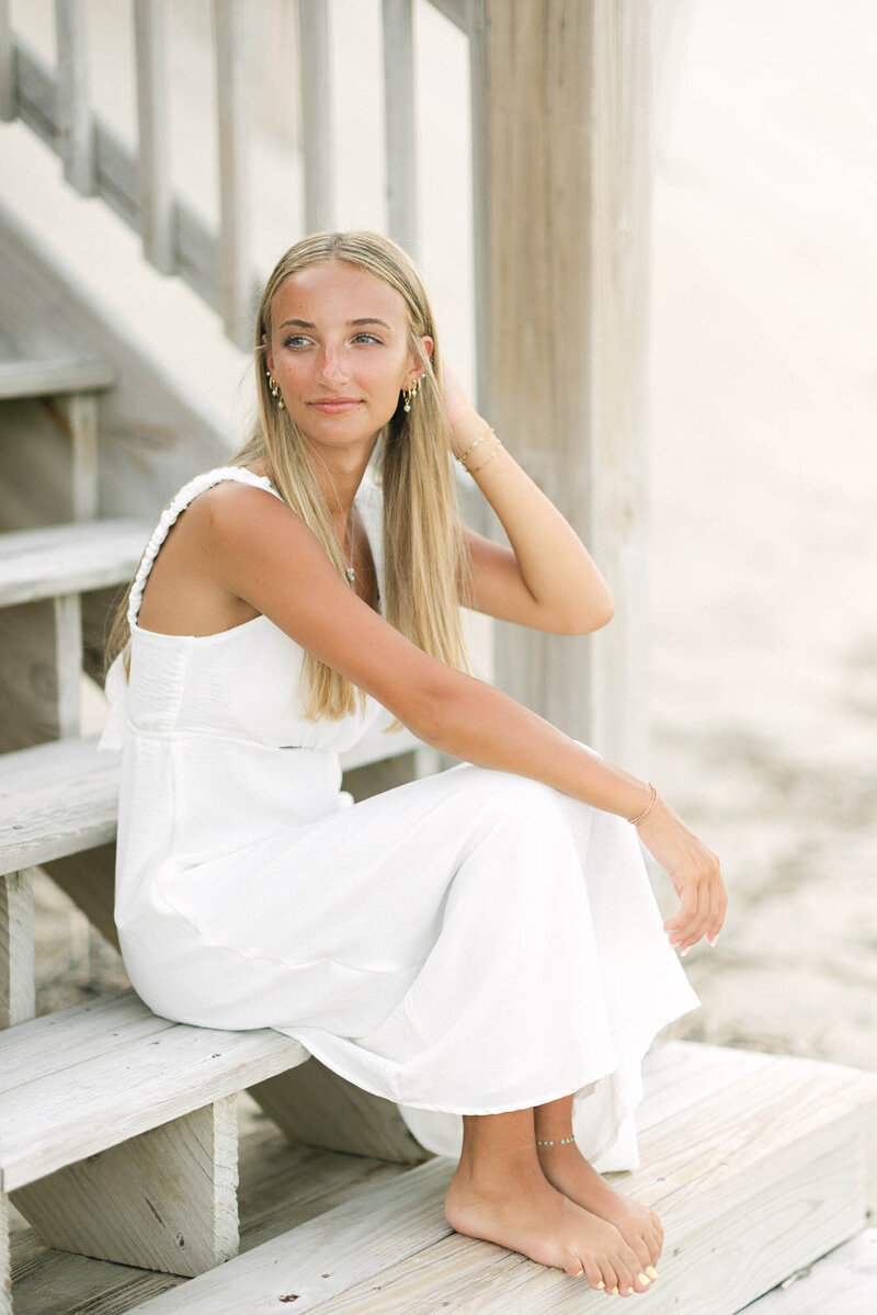 A family photo on the beach taken by the Outer Banks photographers 