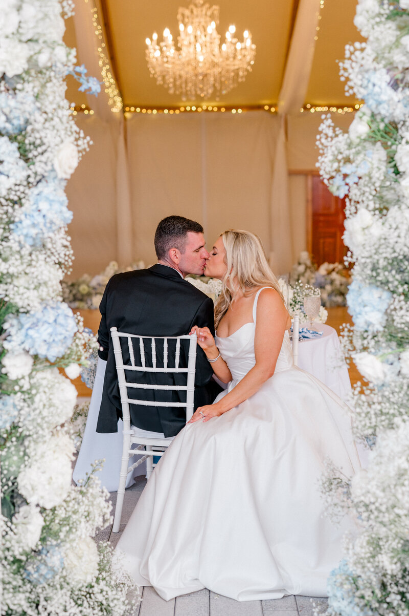 The-Bohlin-Newport-Rhode-Island-Wedding-Couple-Kissing
