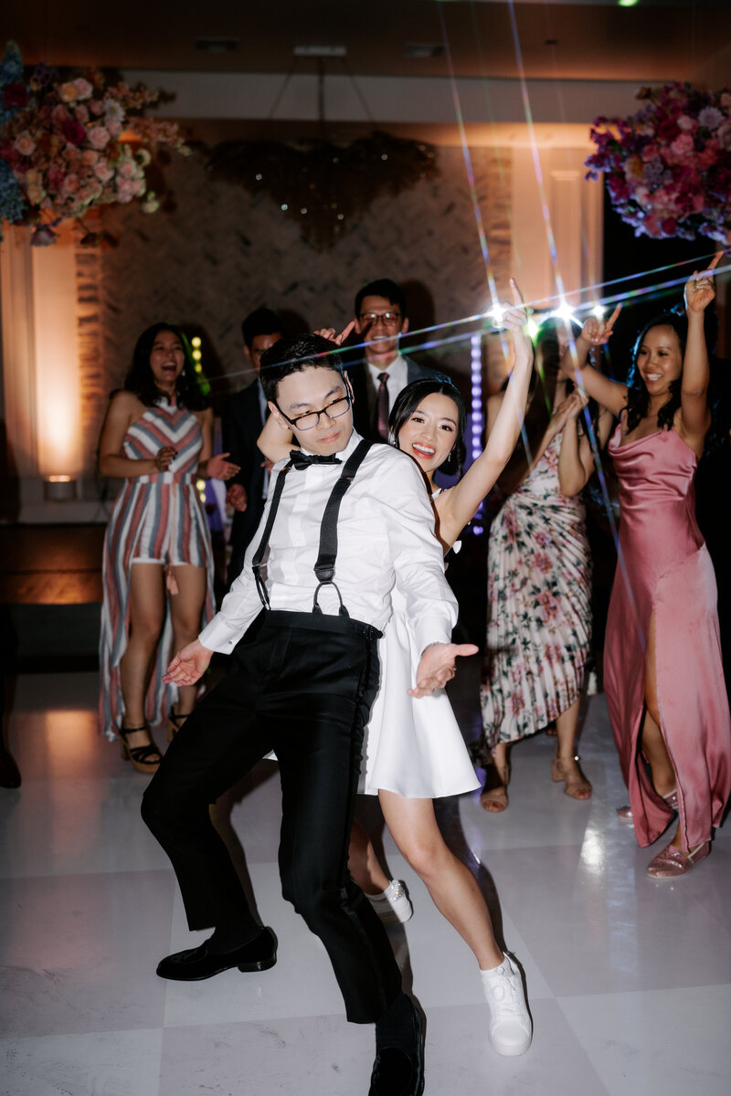 Elegant wedding party celebration at a Houston, Texas venue — photographed by Julie & Daniel