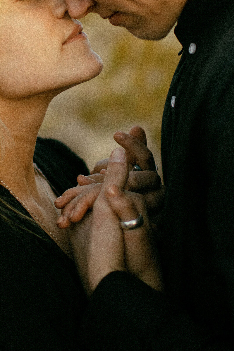 Couple in Glacier National Park