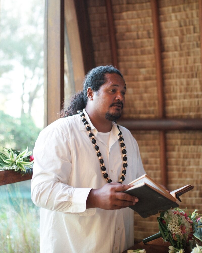 Wedding Officiant at the Four Seasons Bora Bora