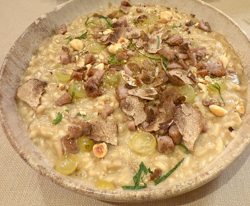 Risotto at L'Angolo Tondo in Lucca, Italy