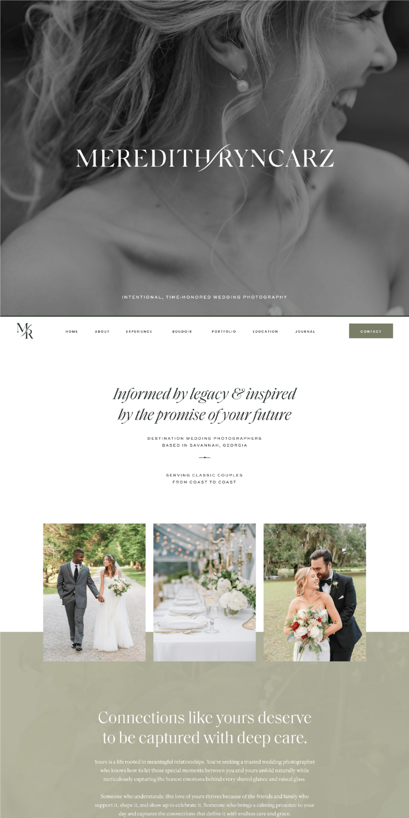 A website mockup.