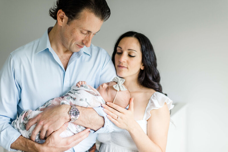 Lifestyle Family Photographer Williamsburg Virginia Newborn Portraits