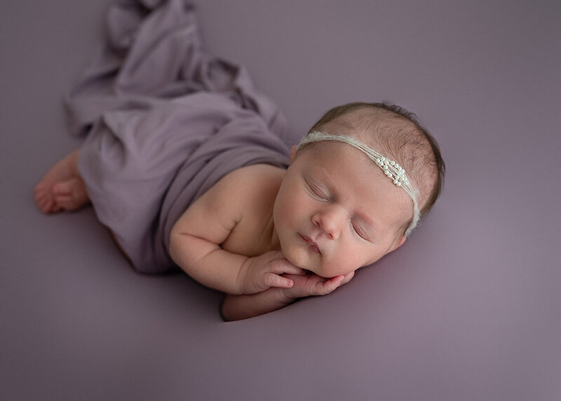 newborn baby with older sister