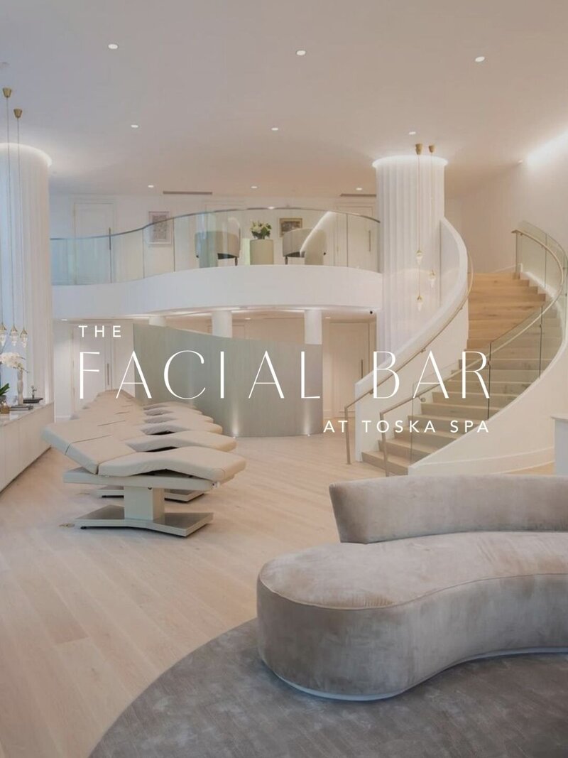 Luxury brand design for North Carolina, US skincare salon logo mockup