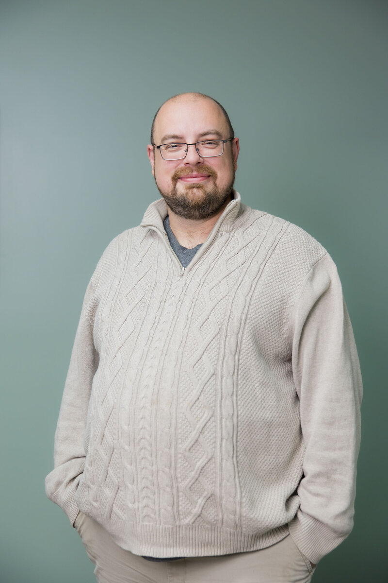 John in Sweater