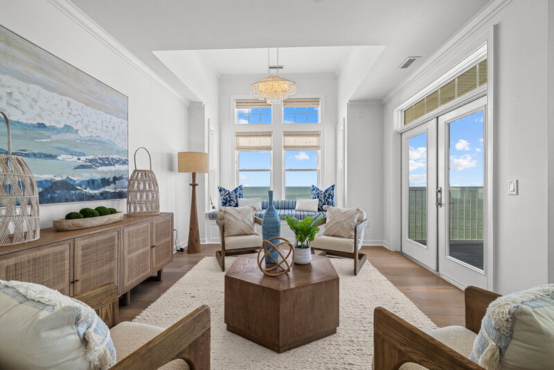 Luxury home staging living room design
