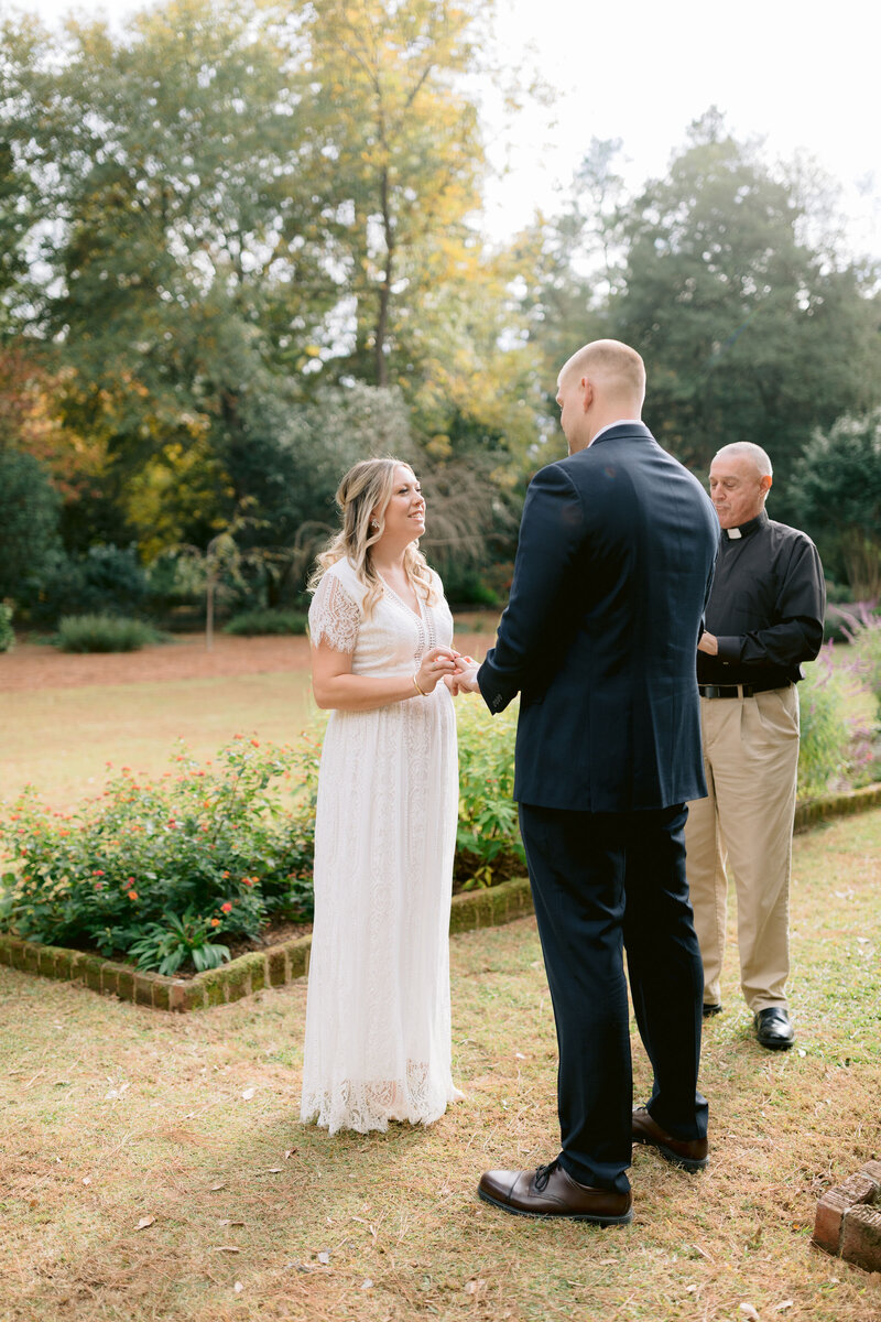 MILITARY ELOPEMENT IN SOUTHERN PINES NC