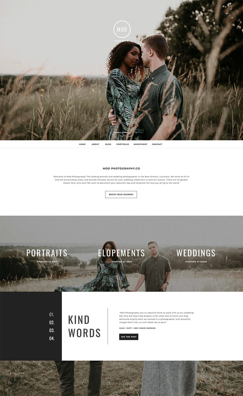 Charlie Rose Website Template