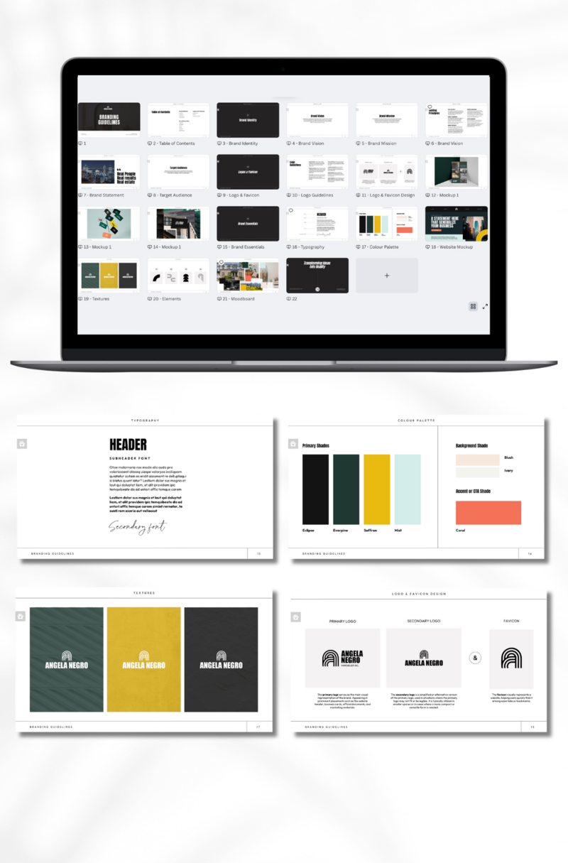 Branding guidelines sample