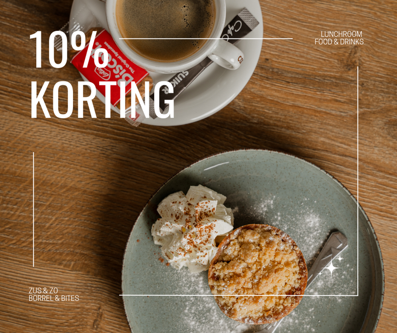 Zus zo Borrel bites 10 procent korting