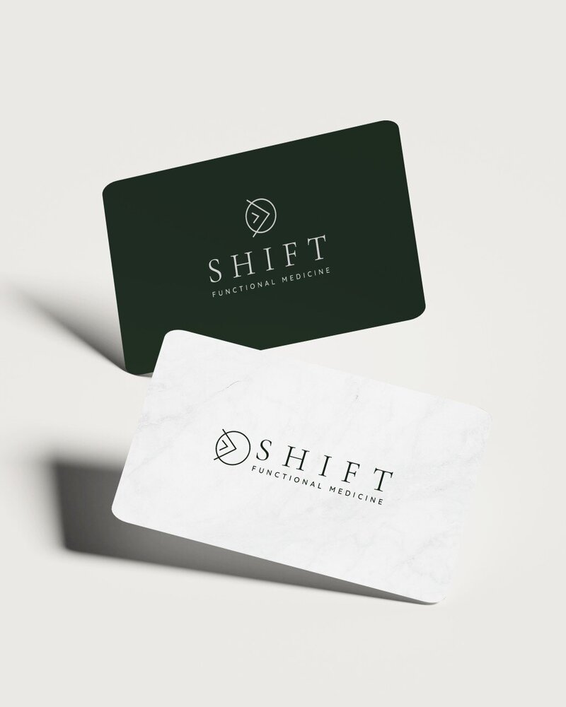 Shift FM Business Card mockup the brand influence portfolio