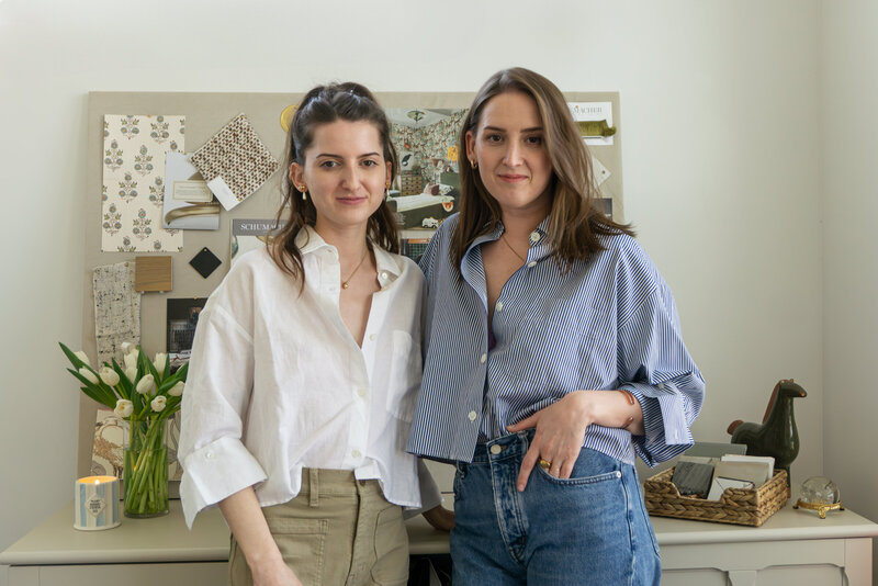 Katie and Erin, the sister duo behind Valt Interiors, a design studio based in Salt Lake City, known for their expressive and experimental interior designs.