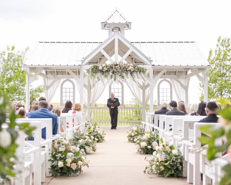 Garden wedding venue