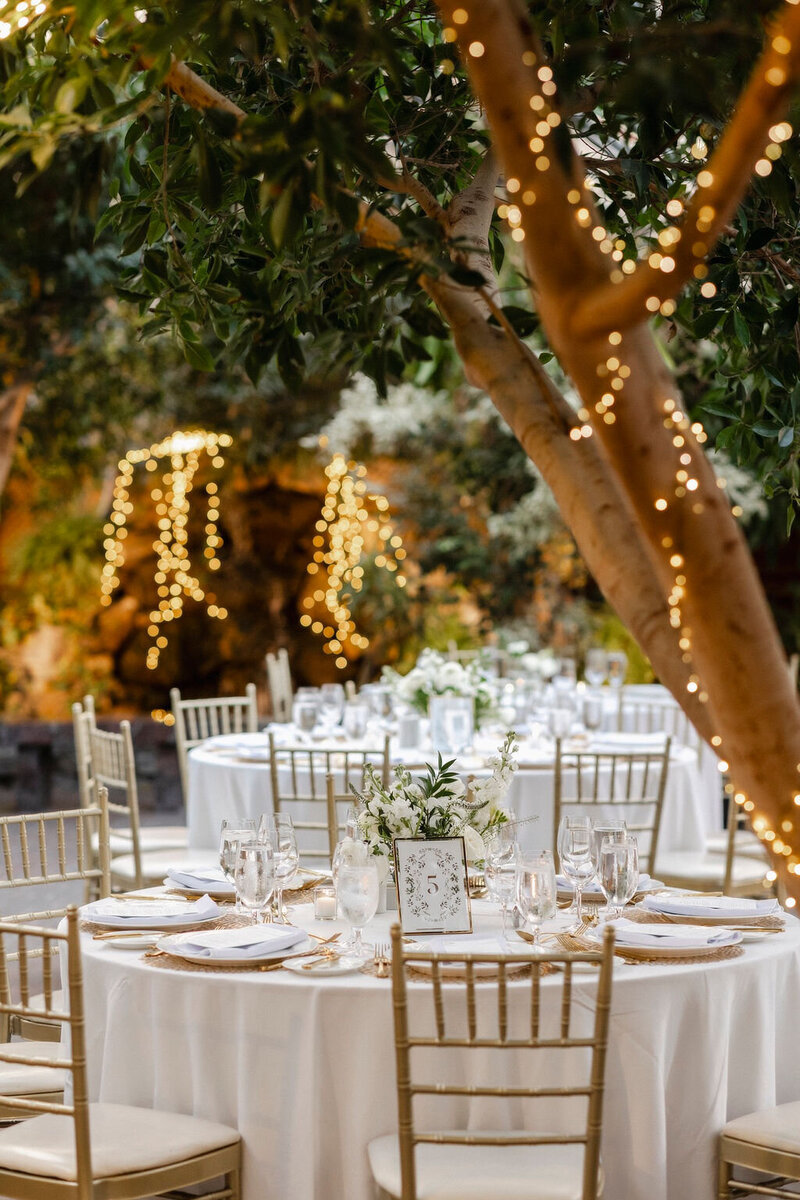 Tablescape set up at Madison Greenhouse Newmarket