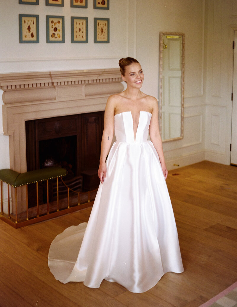 120mm bridal portrait at Kin House