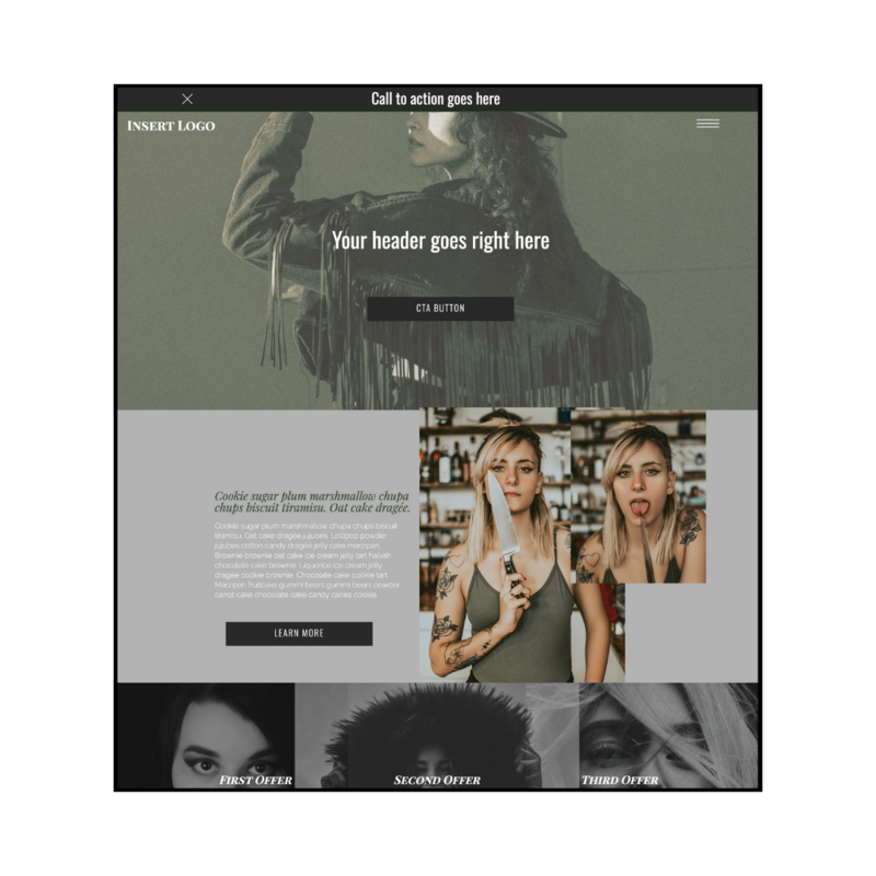 Showit template for coaches, virtual assistants, and copywriters ready to attract clients with a DIY website