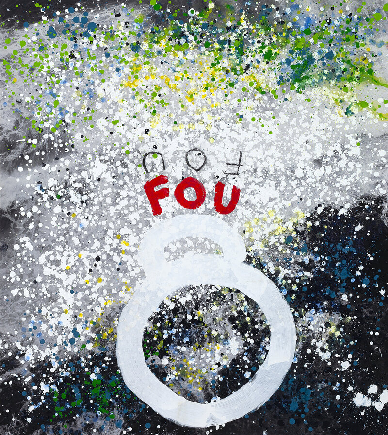 Jordi Mollà Serie HEAVEN 28 2025 Mixed media Canvas.