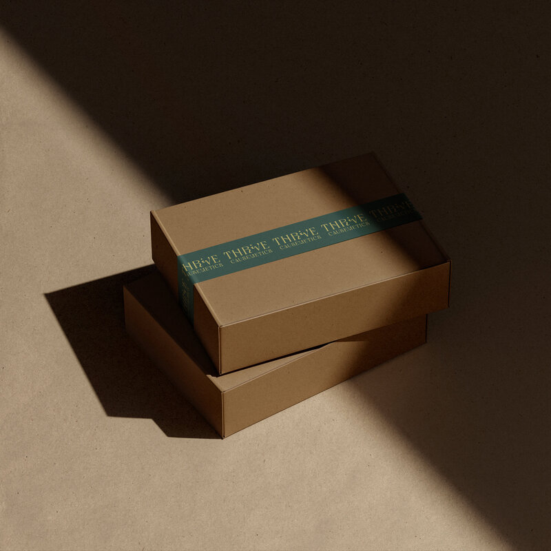 thrive mailer box closed tape