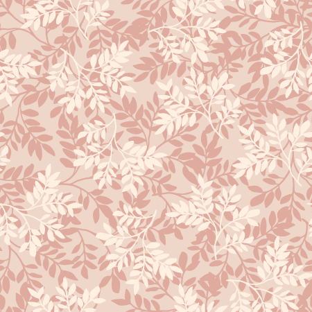 Soft, feminine, romantic, warm, elegant, and cozy shades of pink adorn this hand drawn forest inspired pattern.