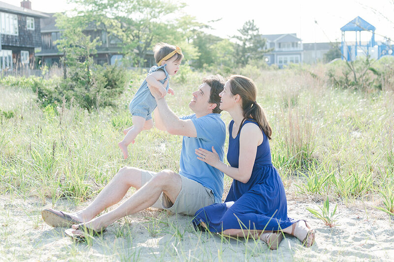 First Birthday Family Portrait Jacobsen Park Lavallette