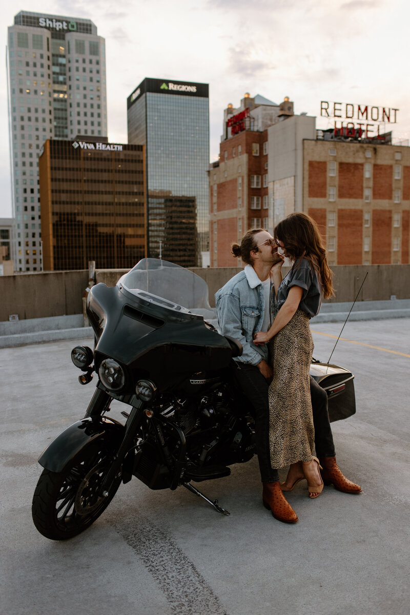 Motorcycle couple
