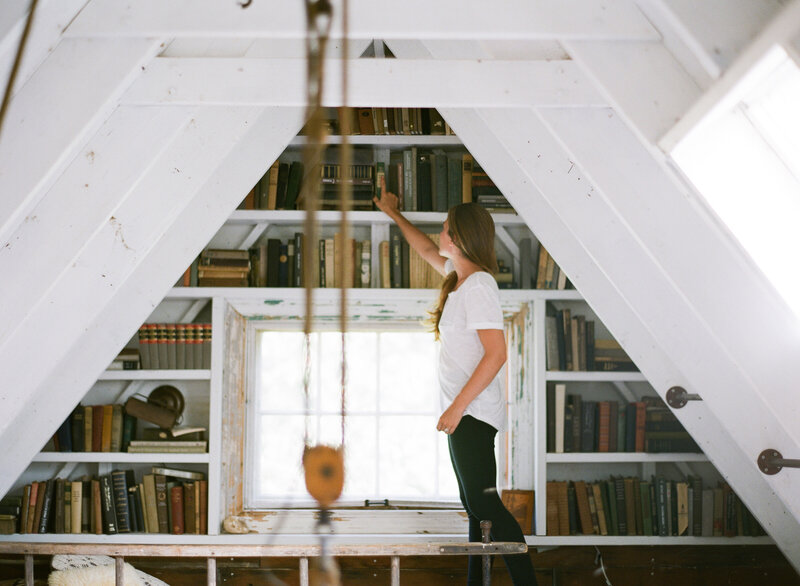 A frame bookshelf library madison wisconsin photographer