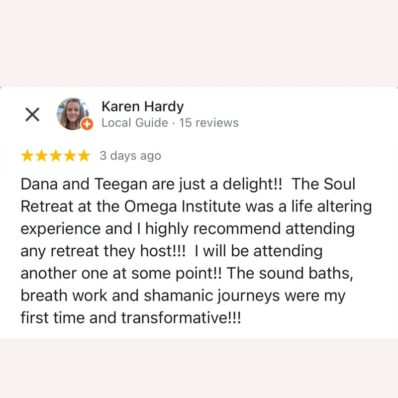 testimonial of soul retreat with dana haines