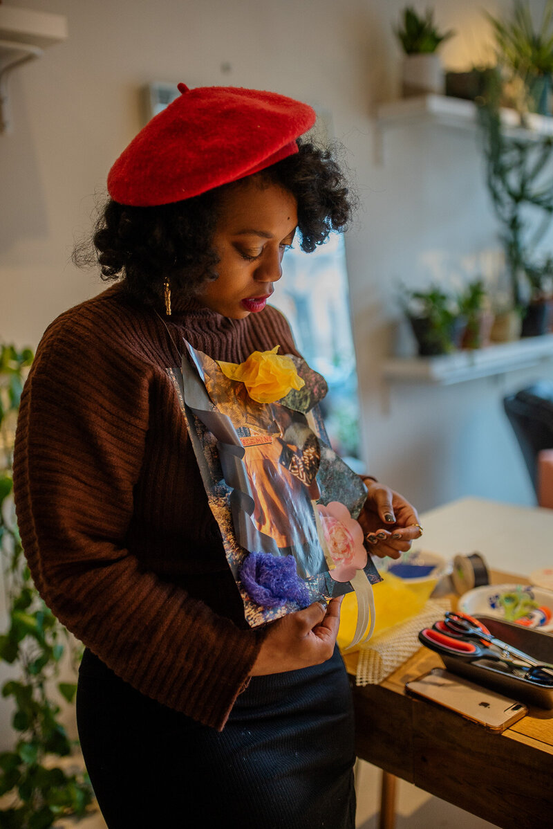 Image of interdisciplinary artist and art historian, Michaela Ayers