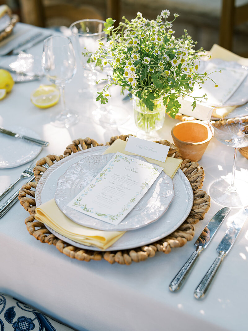Table Setting at San Ysidro Ranch