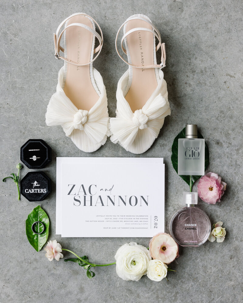 43 Hutton-House-Wedding-Details-Shoes-Invitations