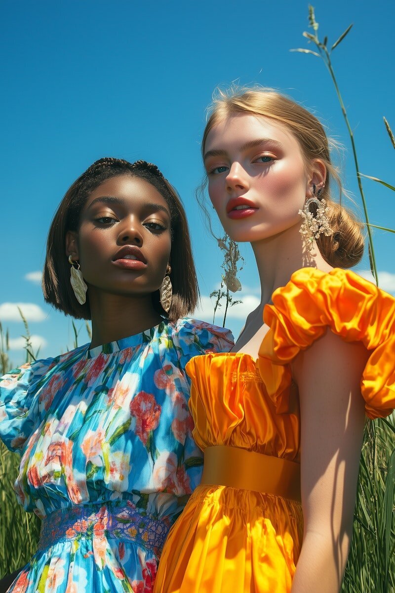 Vibrant Outdoor Duo