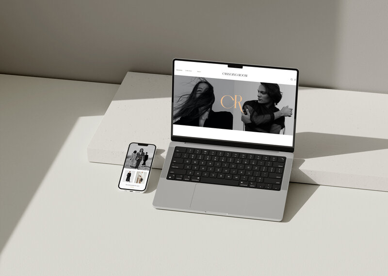 brand and web design for a fashion brand