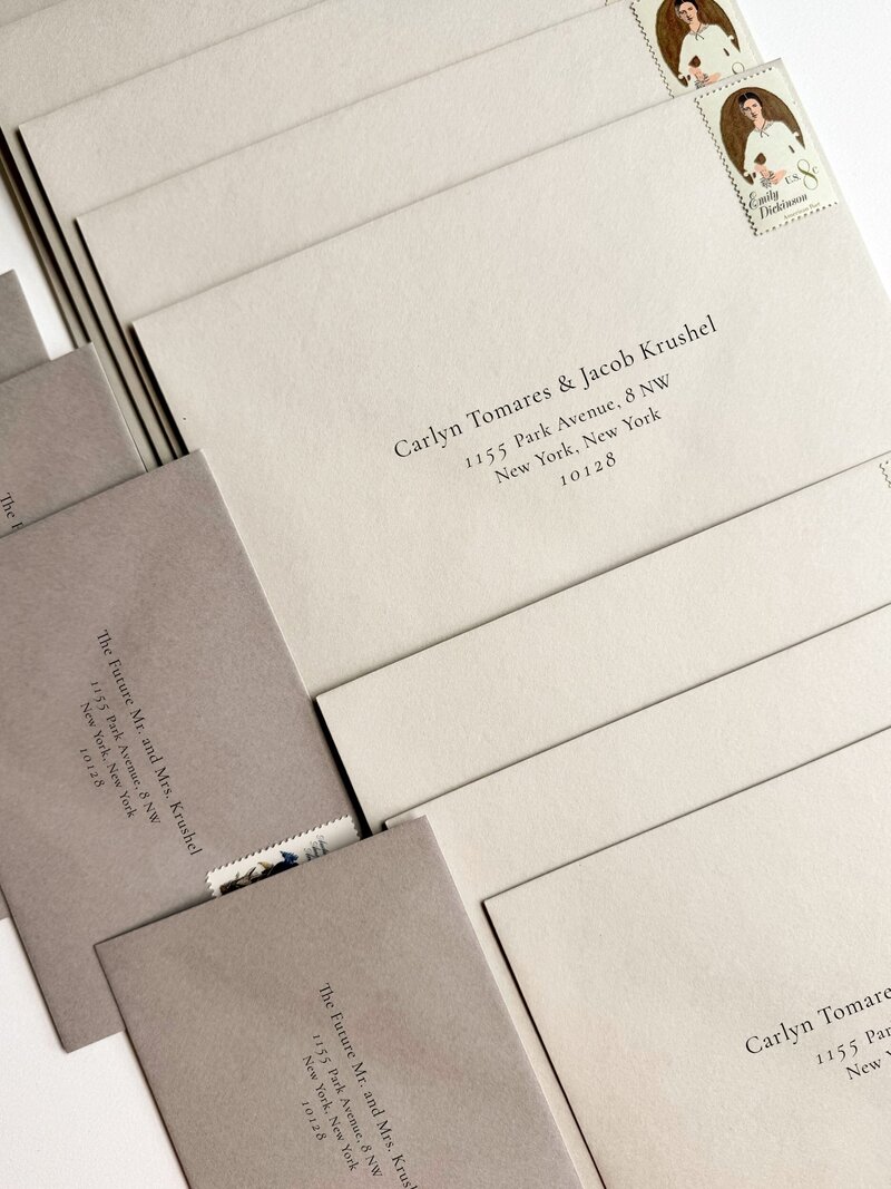 Printed Addresses Envelopes
