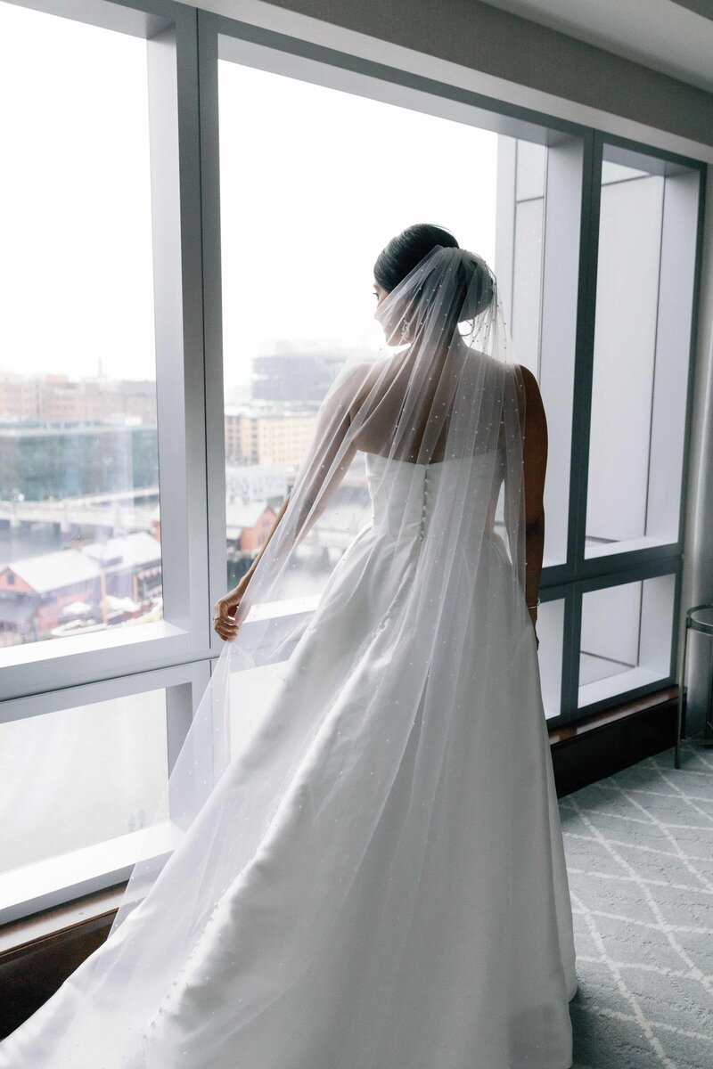 Bride and Groom First Dance at Institute of Contemporary Art