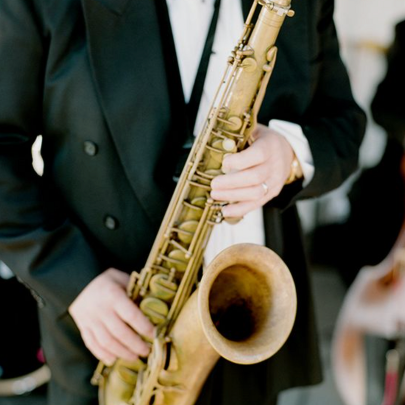 Smooth Saxophone player in Austin wedding