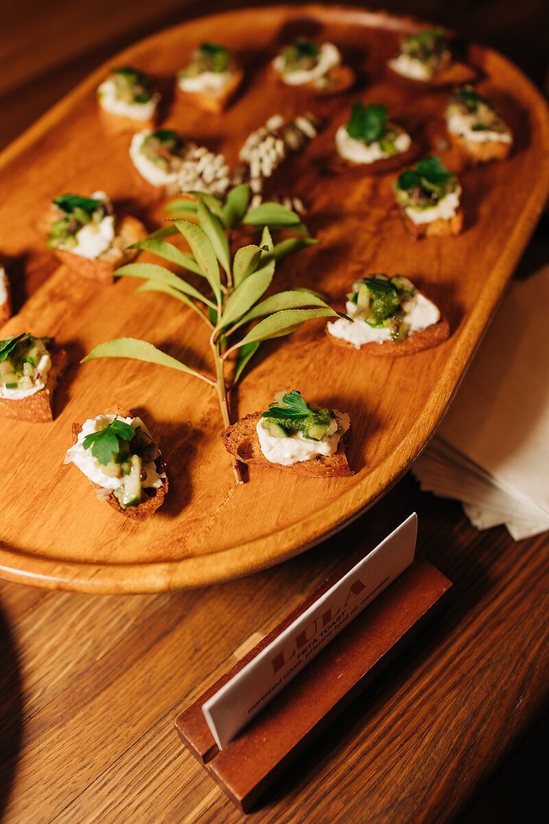 Signature dishes from Lou Lou by Lola Cafe served during Dart Collective Chicago chapter launch celebration