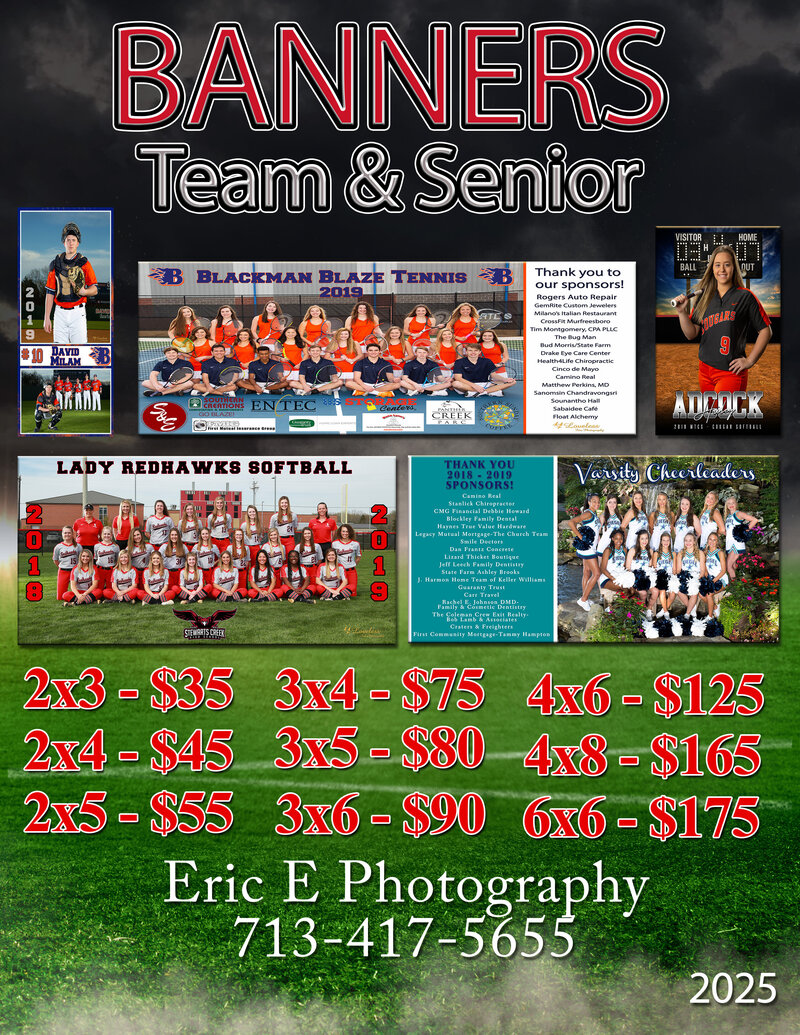 Sports Banners photographer baytown