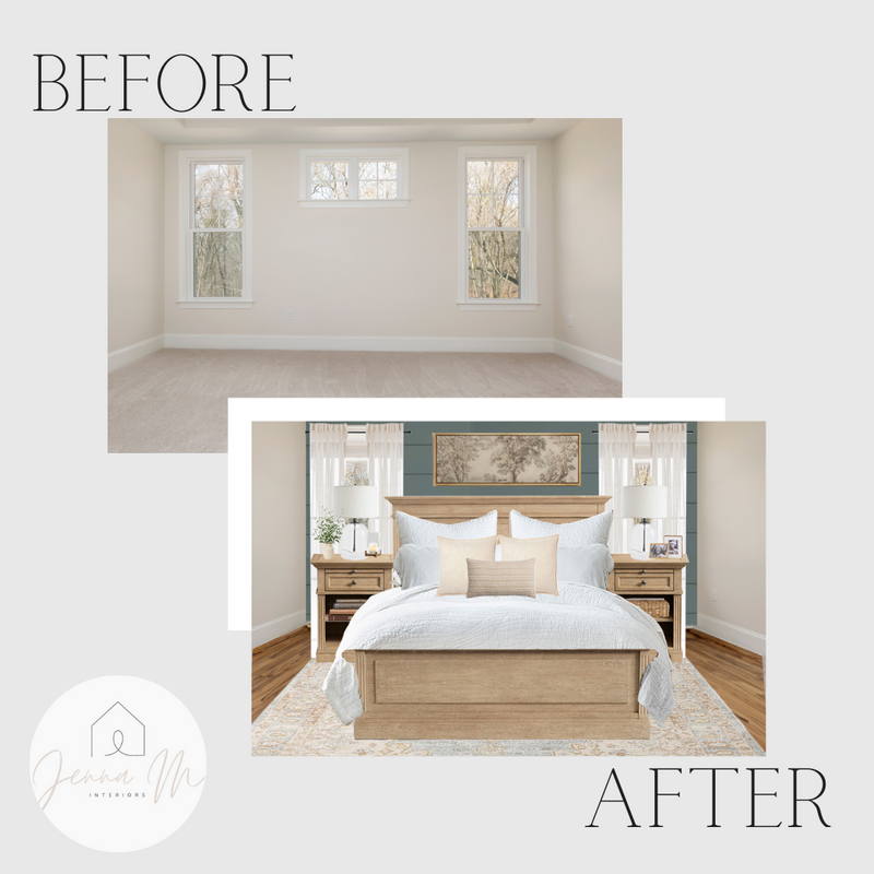 Bedroom Before & After