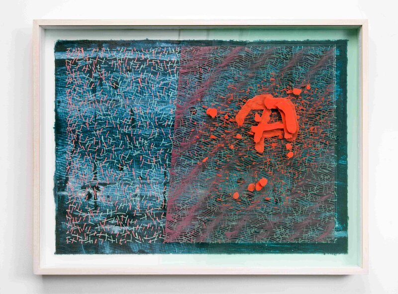 SIADC - Breakup, 2015 Oil on perspex & card 46.5 x 61.7 x 6.5 cm_11zon